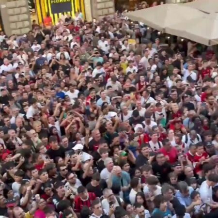 I tifosi visti da Modric: la folla è impressionante!
