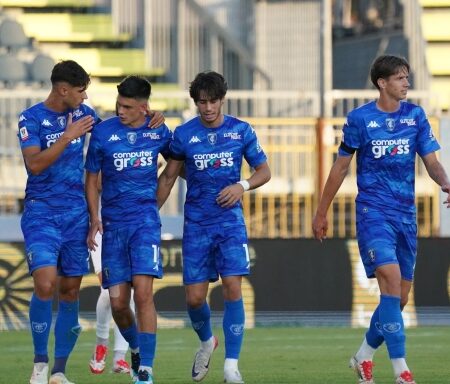 Super Fulignati, l'Empoli ok ai rigori con la Reggiana. Il Sassuolo piega il Catanzaro