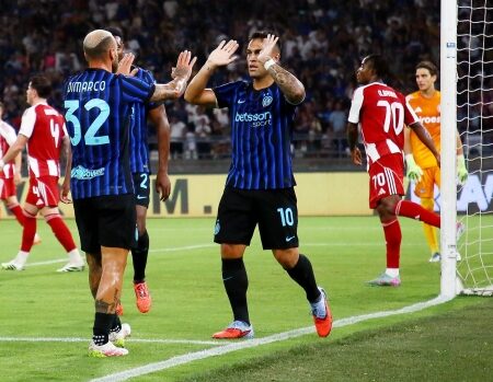 Inter-Olympiacos, le pagelle: Thuram è il migliore, 7. Luis Henrique opaco, 5,5