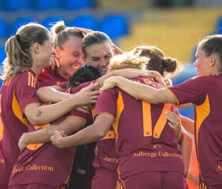 Impresa Roma femminile: ribalta lo Sporting a Lisbona e accede alla Champions