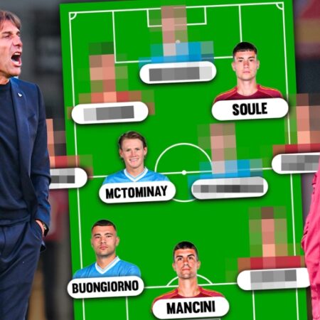 Roma-Napoli: l’undici ideale con Buongiorno e Celik