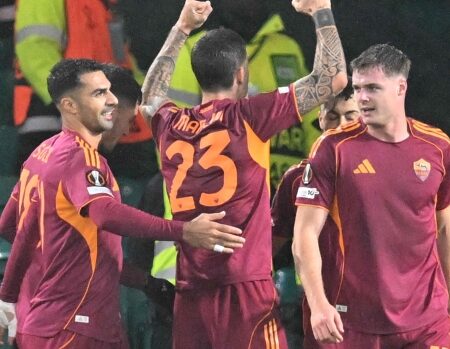 Roma trionfa 3-0 contro il Celtic: gol annullato a Bailey