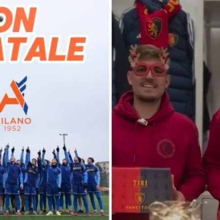 Il geniale video di auguri natalizi della Serie C