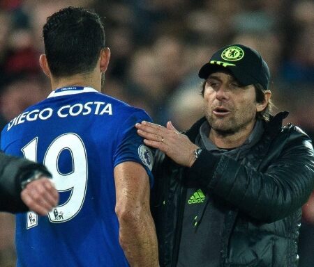 Diego Costa accusa Conte: “È frustrato e sempre arrabbiato”
