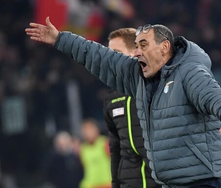 Sarri e Lotito: polemiche sul rigore non concesso alla Lazio