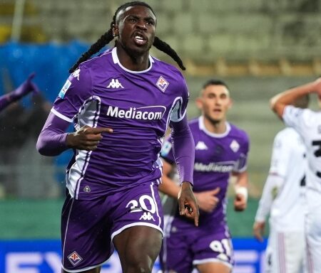 Kean torna in campo da titolare contro il Milan