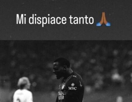 Fofana si scusa, poi rimuove il post: la risposta di Leao