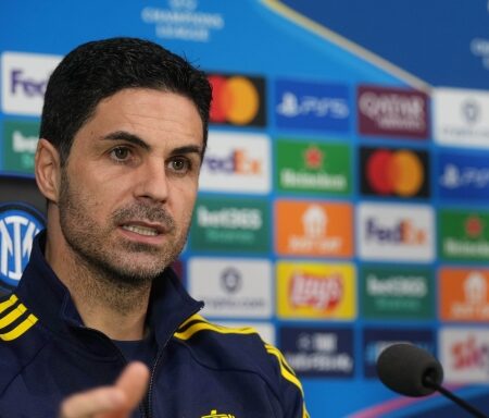 Arteta: “L’Inter ci ha battuto, ma ora siamo pronti a reagire”