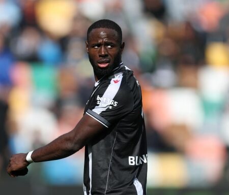 Udinese: infortunio per Davis, stop di quattro settimane