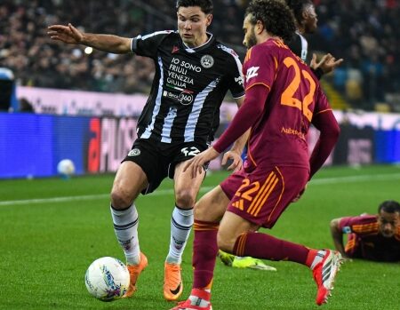 Udinese-Roma: pagelle, Ekkelenkamp brillano, Mancini solido