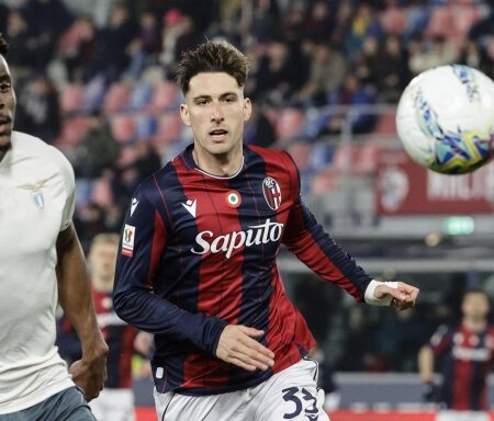 Bologna, Miranda out per tre settimane per infortunio all’ileopsoas