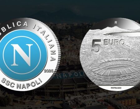 La Zecca di Stato celebra il Napoli con una moneta per il centenario