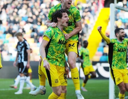 Pagelle Udinese-Sassuolo: Bayo delude, Pinamonti in grande forma