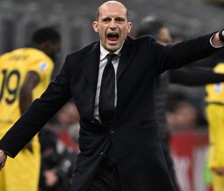 Allegri: “Un punto guadagnato su Juve, Napoli e Roma”