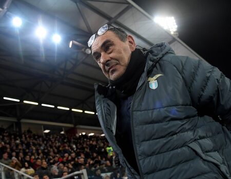 Sarri: “Lazio ha lottato, ma ci stiamo abituando al vuoto dello stadio”