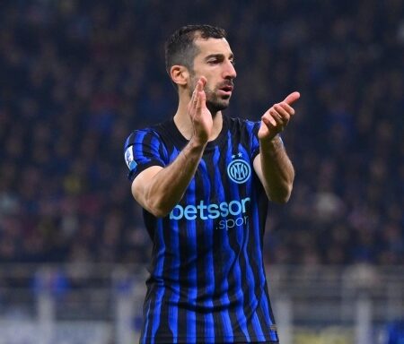 Inter, Mkhitaryan lavora per un completo recupero dall’infortunio