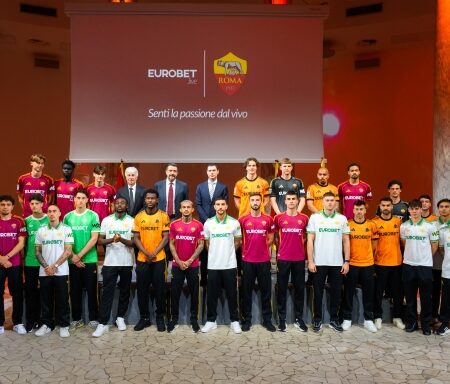Eurobet nuovo main sponsor della Roma fino al 2029
