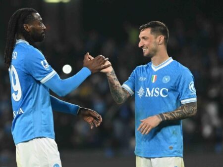 Napoli-Lecce: Anguissa titolare, Stulic per il Lecce