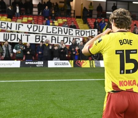 Bove segna il primo gol dopo l’arresto cardiaco con il Watford