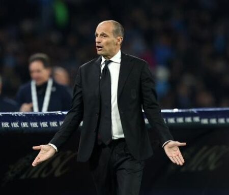 Allegri: “Scudetto del Milan sfumato, Nkunku deve segnare di più”