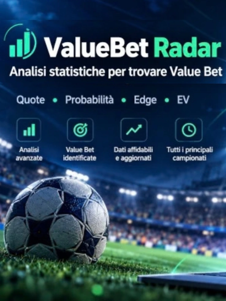 Software Value Bet Calcio: come trovare quote di valore con ValueBetRadar